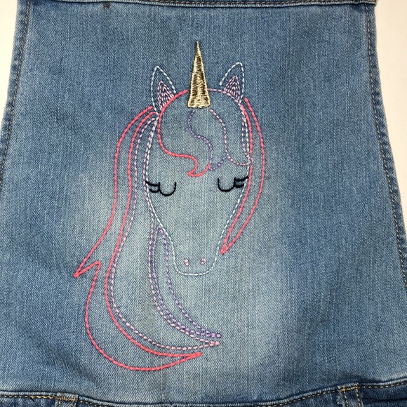 Girl’s Cat & Jack Denim Overall L - Picture 3 of 11